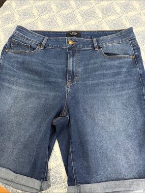 Women’s Blue Denim Jeans Shorts - Classic Casual Style